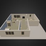 One level home interior