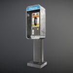 Phone Booth – Low Poly