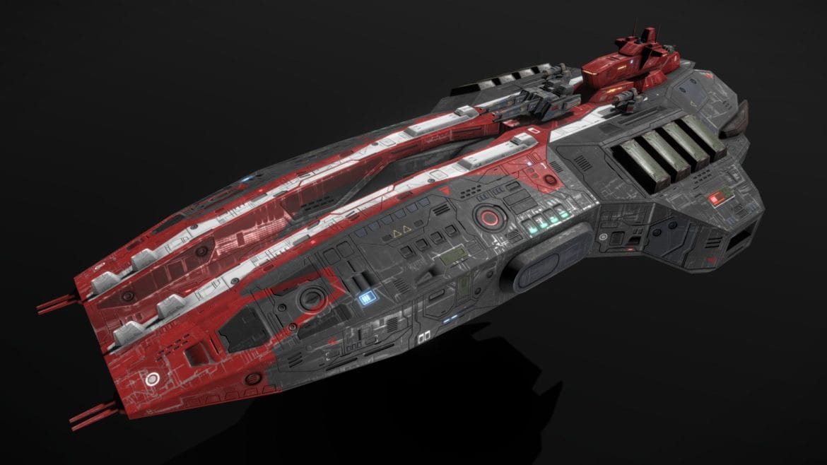 pirate clan destroyer gunslinger 3d model