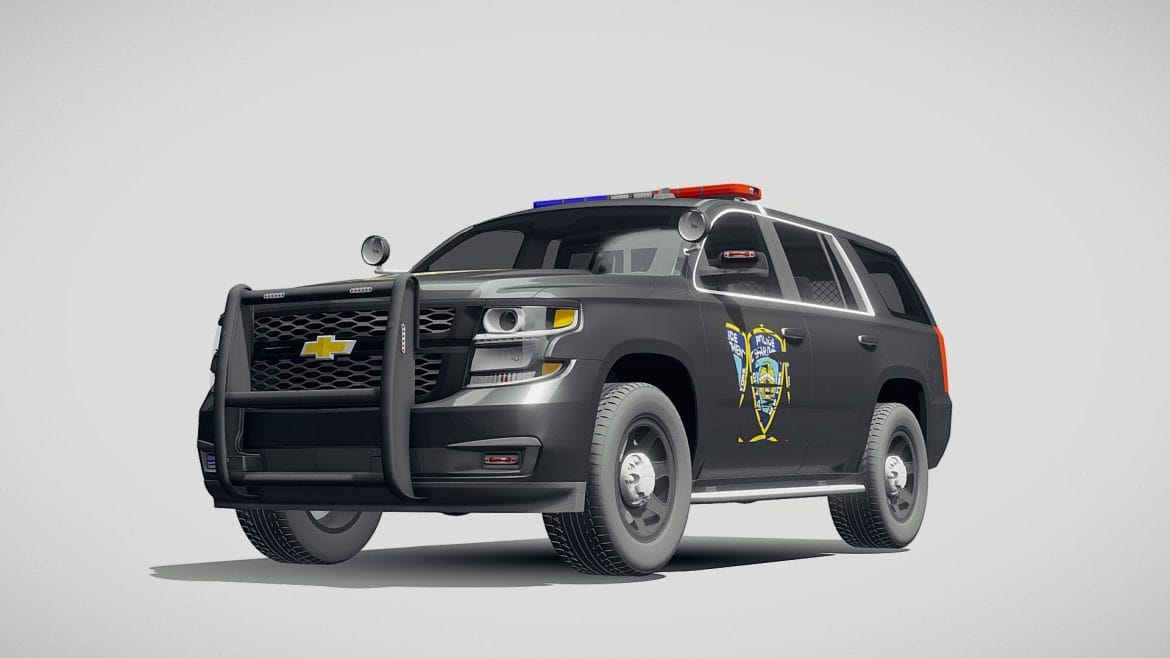 police patrol vehicle 2017 3d model