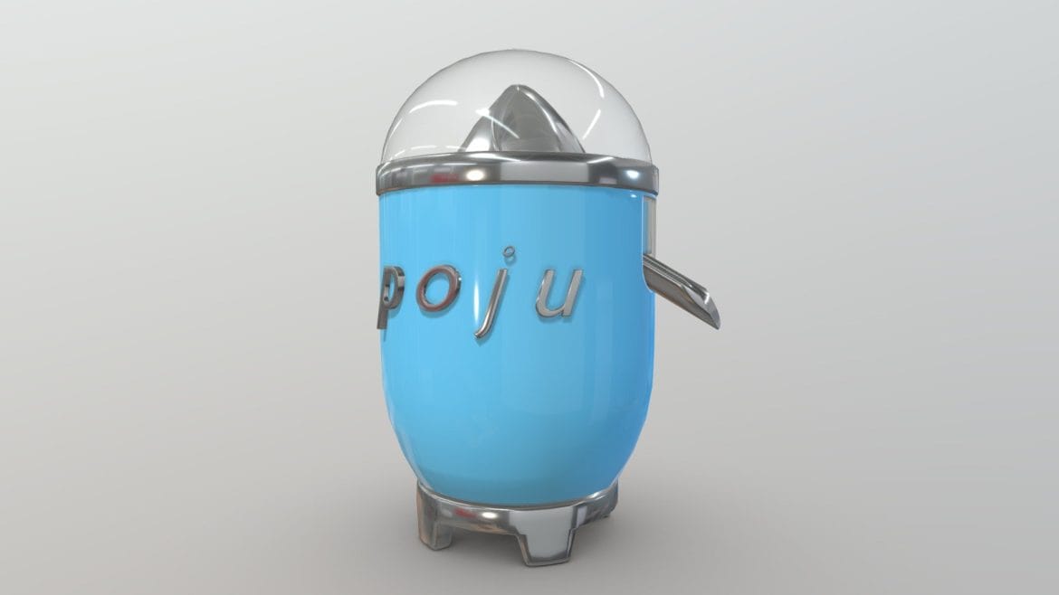 portable juicer 3d model