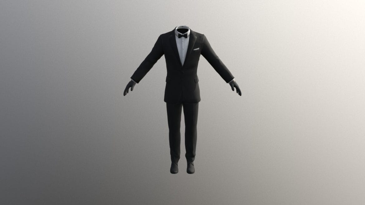 prom suit 3d model