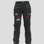 Punk Pants Jeans With Buckles