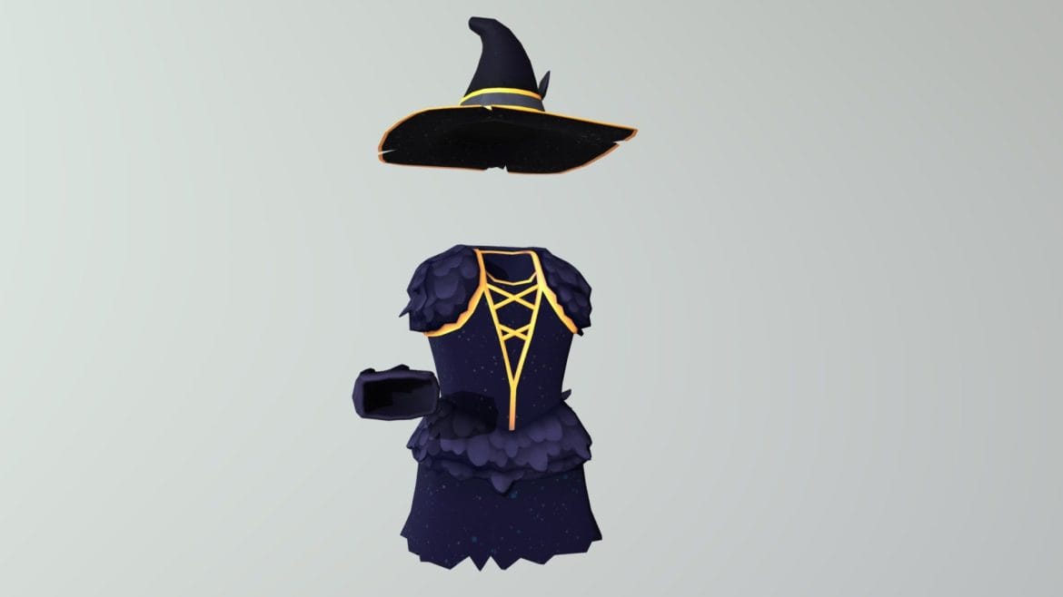 recroom witch outfit 3d model