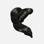 retro pin up female ponnytail polygon mesh hair 3d model