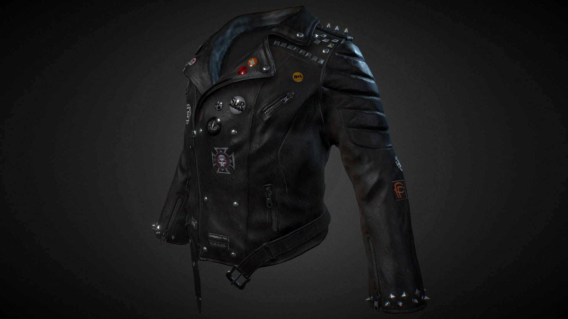 Rock Jacket (mid-poly)