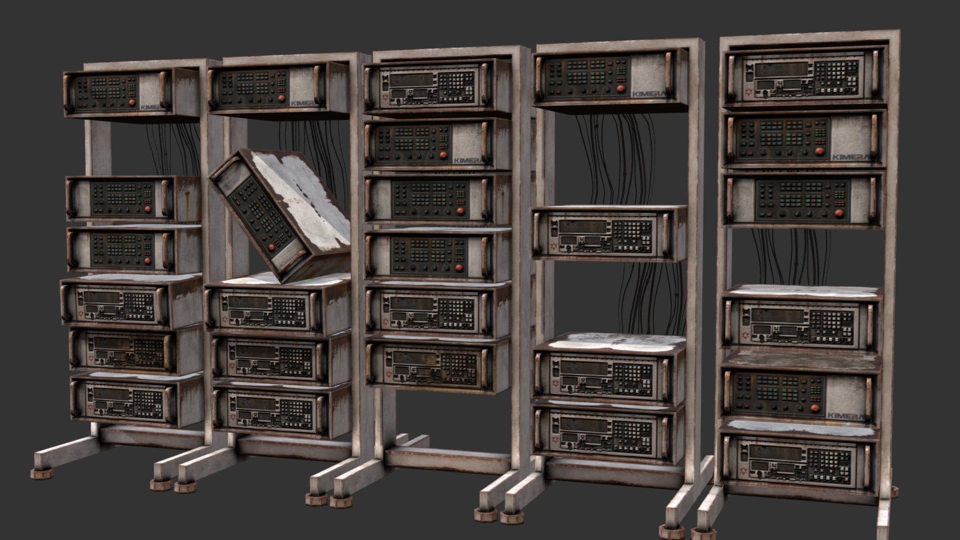 Ruined Computer Racks - deep3dsea