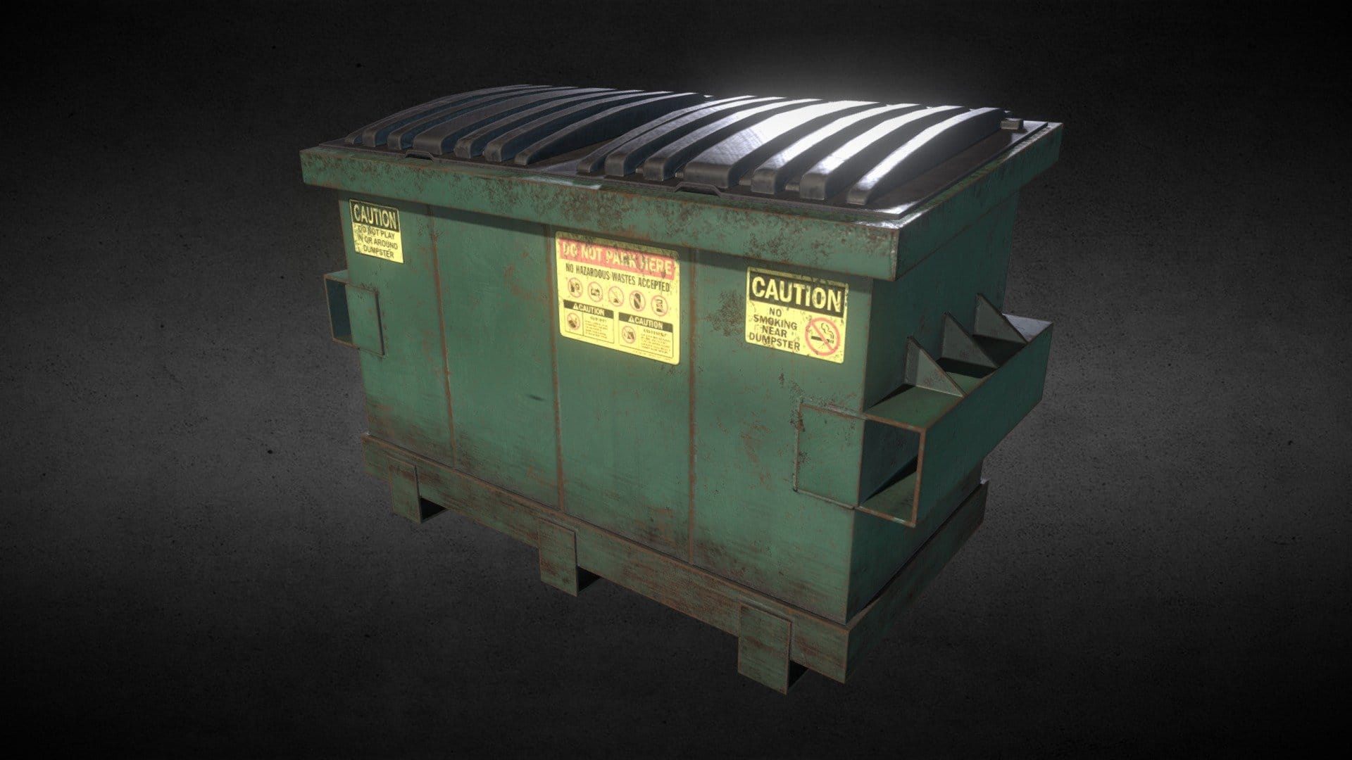 Rusty Dumpster