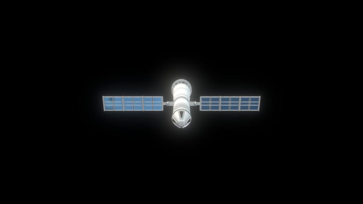 satellite 3d model