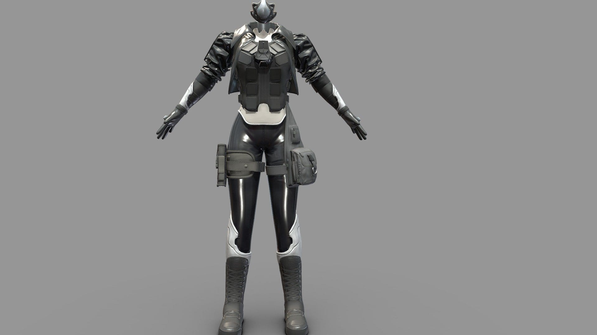 SAVE BIG Futuristic Paramedic Full Outfit