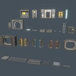 sci fi asset pack 1 version 2 3d model