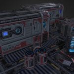 Sci-Fi Containers (PBR)Low-Poly