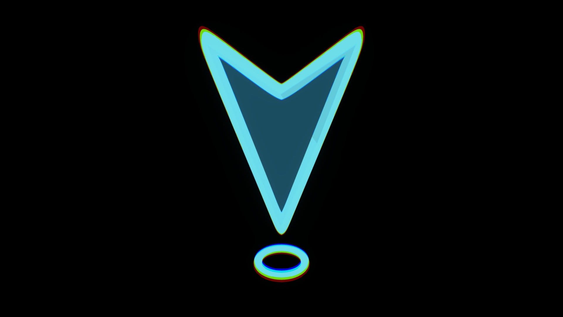 Sci-Fi Down Arrow Animated Element 2