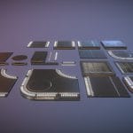sci fi floors kit 1 3d model