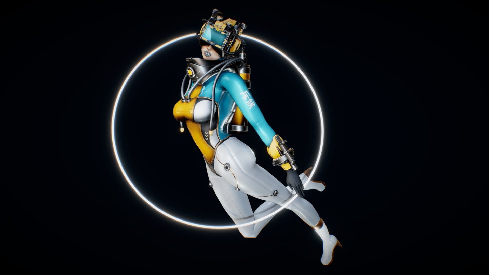 Sci-Fi Scout Girl