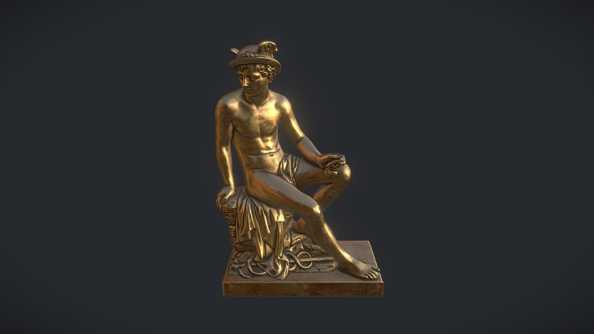Sculpture of Mercury