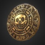 sgp23 piece of cursed aztec gold 3d model