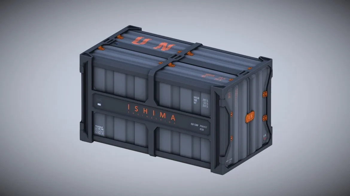 Download Shipping Container (engineering) 3D Model | Deep3DSea