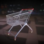 shopping cart 3d model