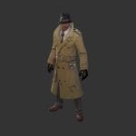 sleuth outfit 3d model