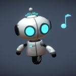 small robot 3d model