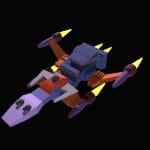 Spaceship Low Poly