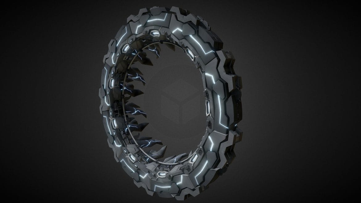 star gate portal 01 3d model
