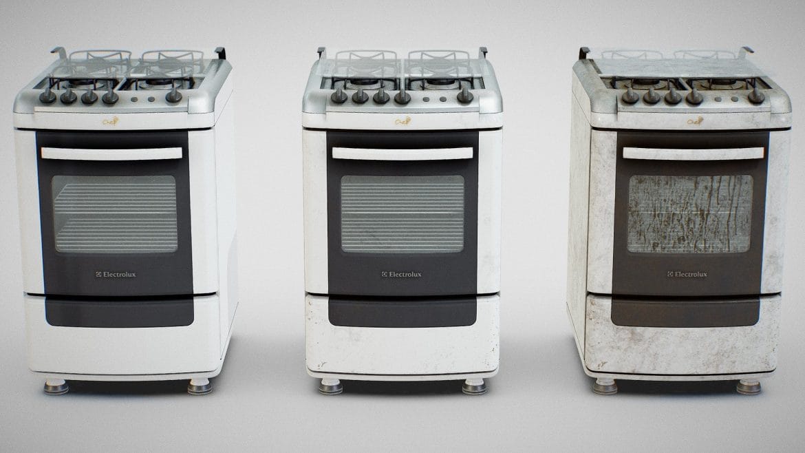 Stove Electrolux 52SM (Clean, Used & Dirty) deep3dsea