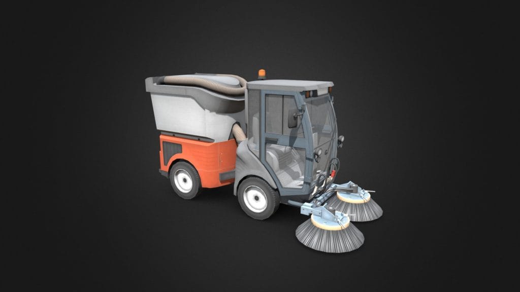 Download Street Sweeper 3D Model | Deep3DSea