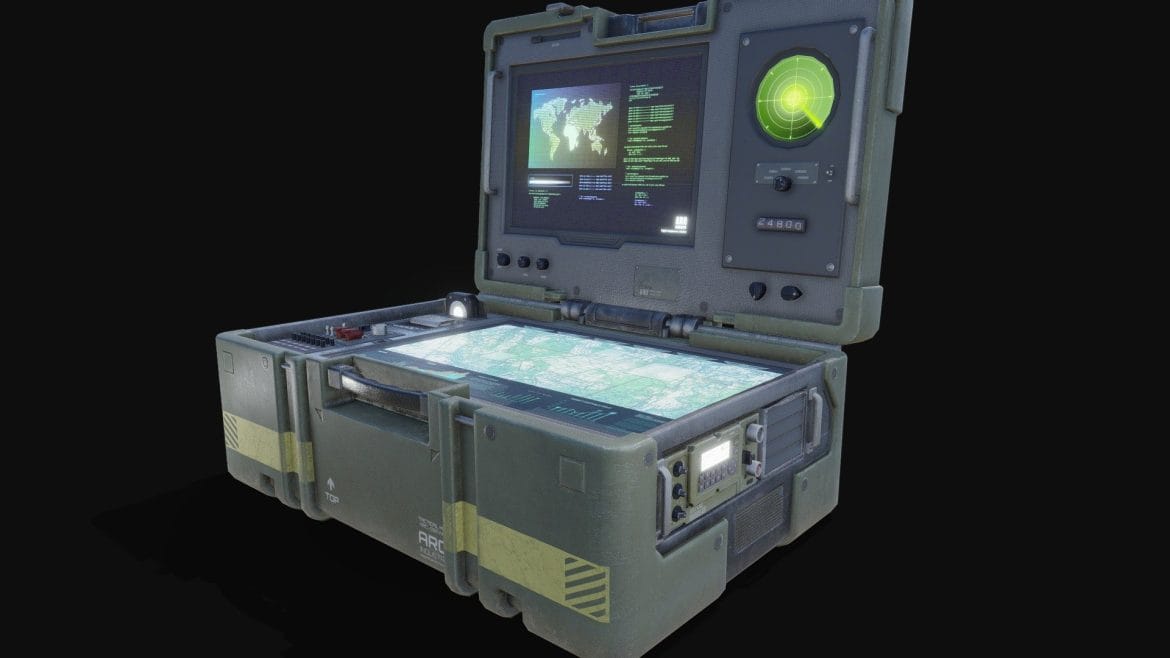 tactical command post 3d model