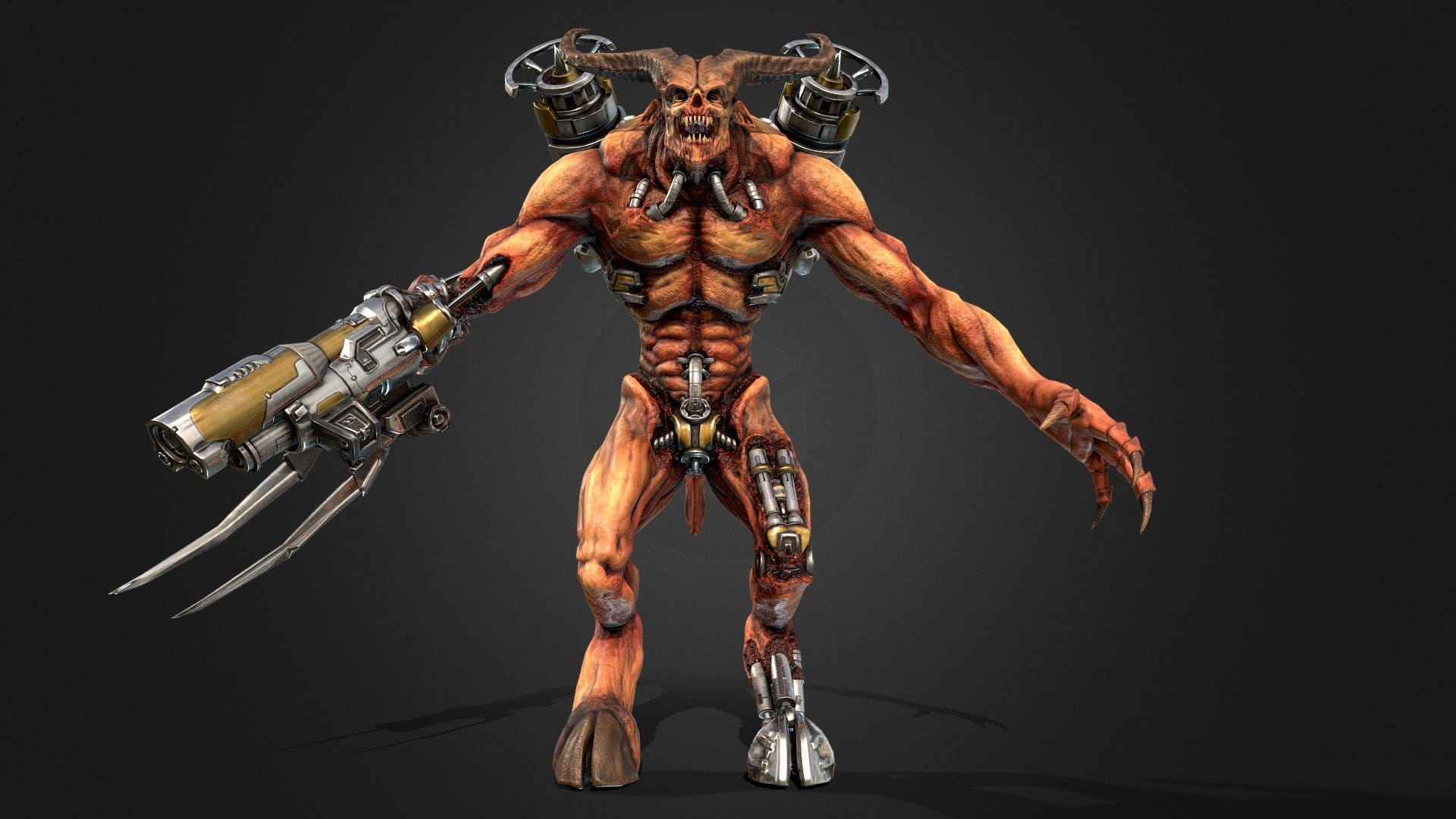 Tech demon T-pose