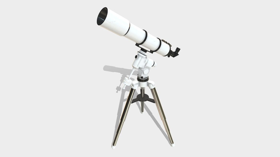 telescope 3d model