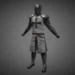 the guardian fantasy style armor 3d model