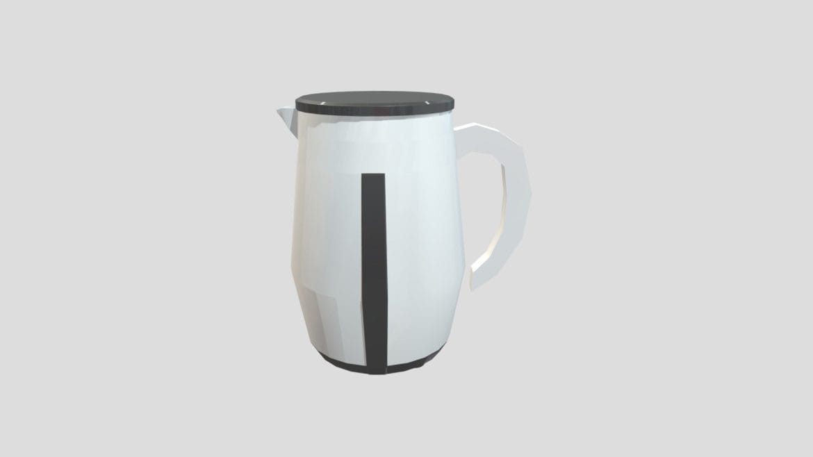 thermos lowpoly 3d model