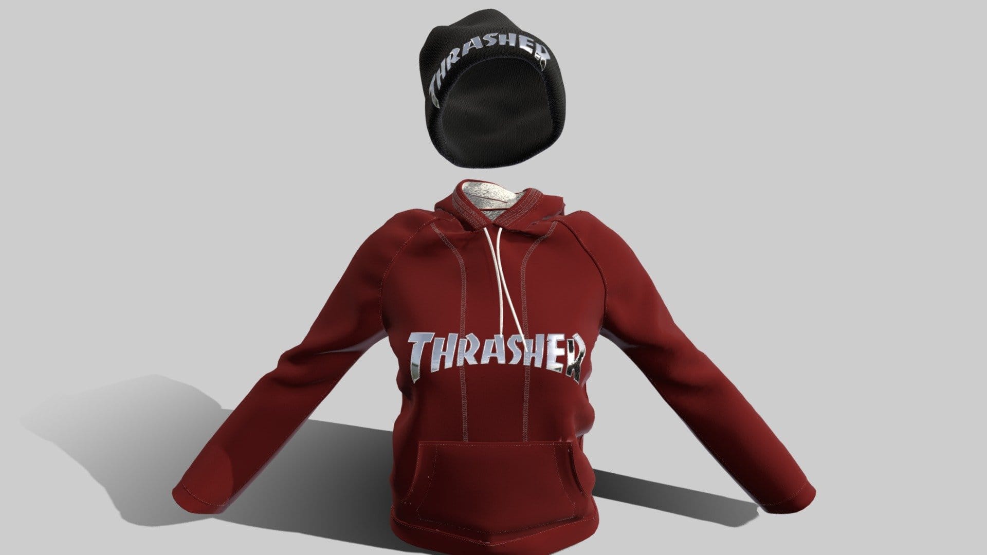 Thrasher Beanie & Hoodie Combo