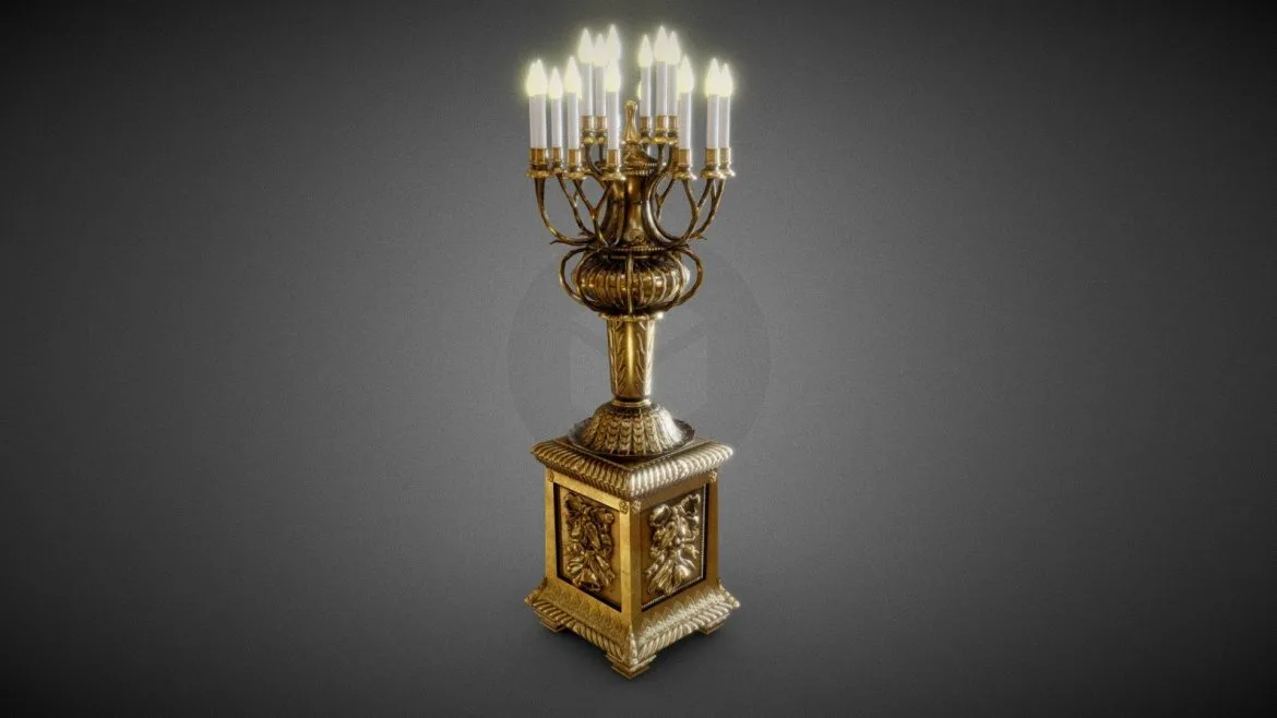 titanic lamp 3d model