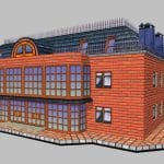 Toon Textured Apartment Building