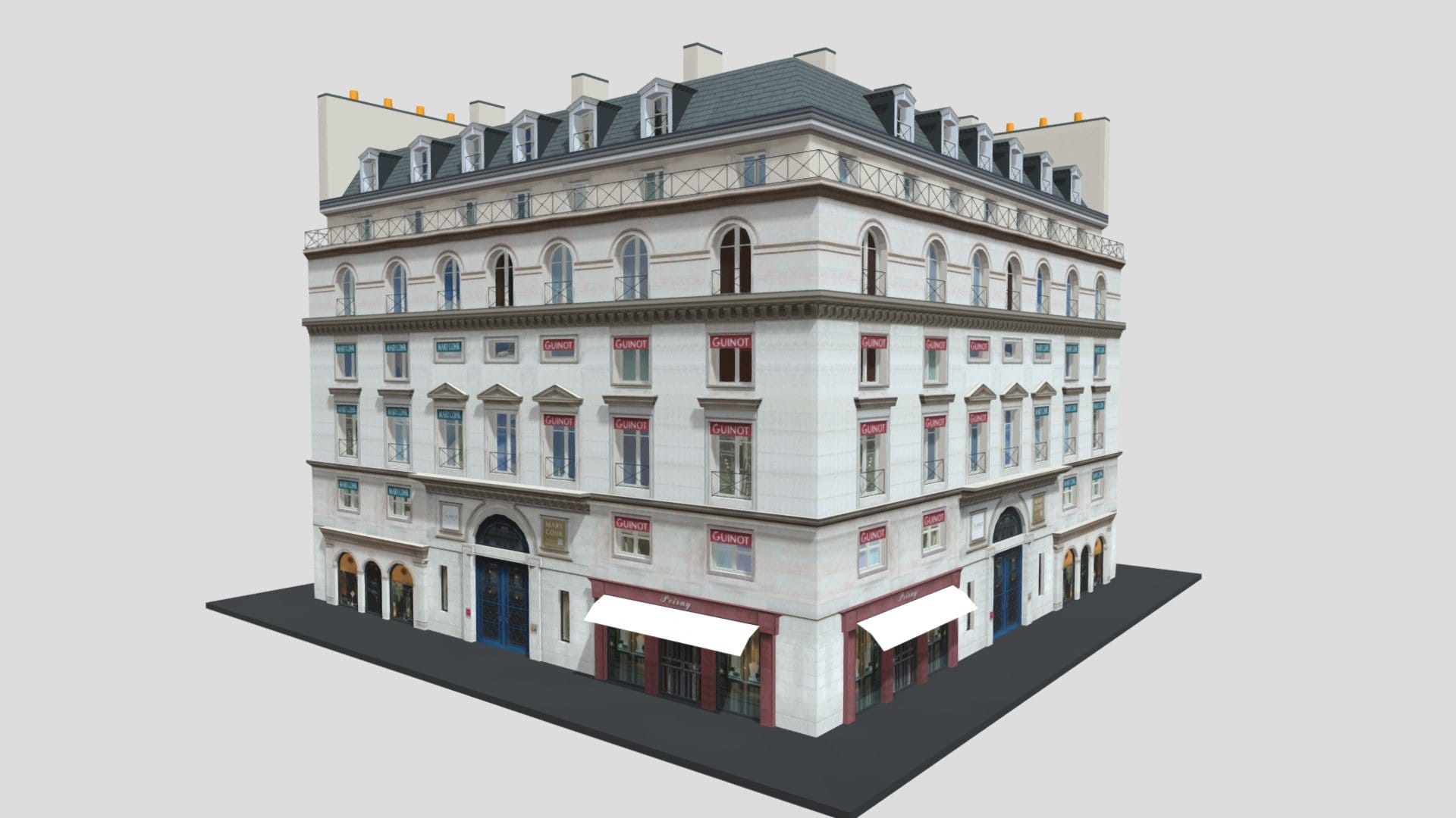 Typical Parisian Apartment Building 22