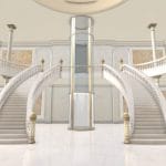 vr interior staircase art gallery dec 2020 3d model