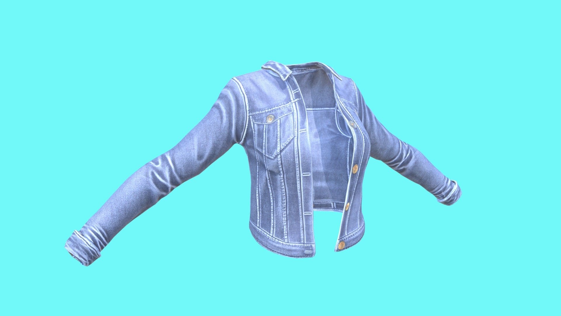Woman Denim Jacket [Game ready]