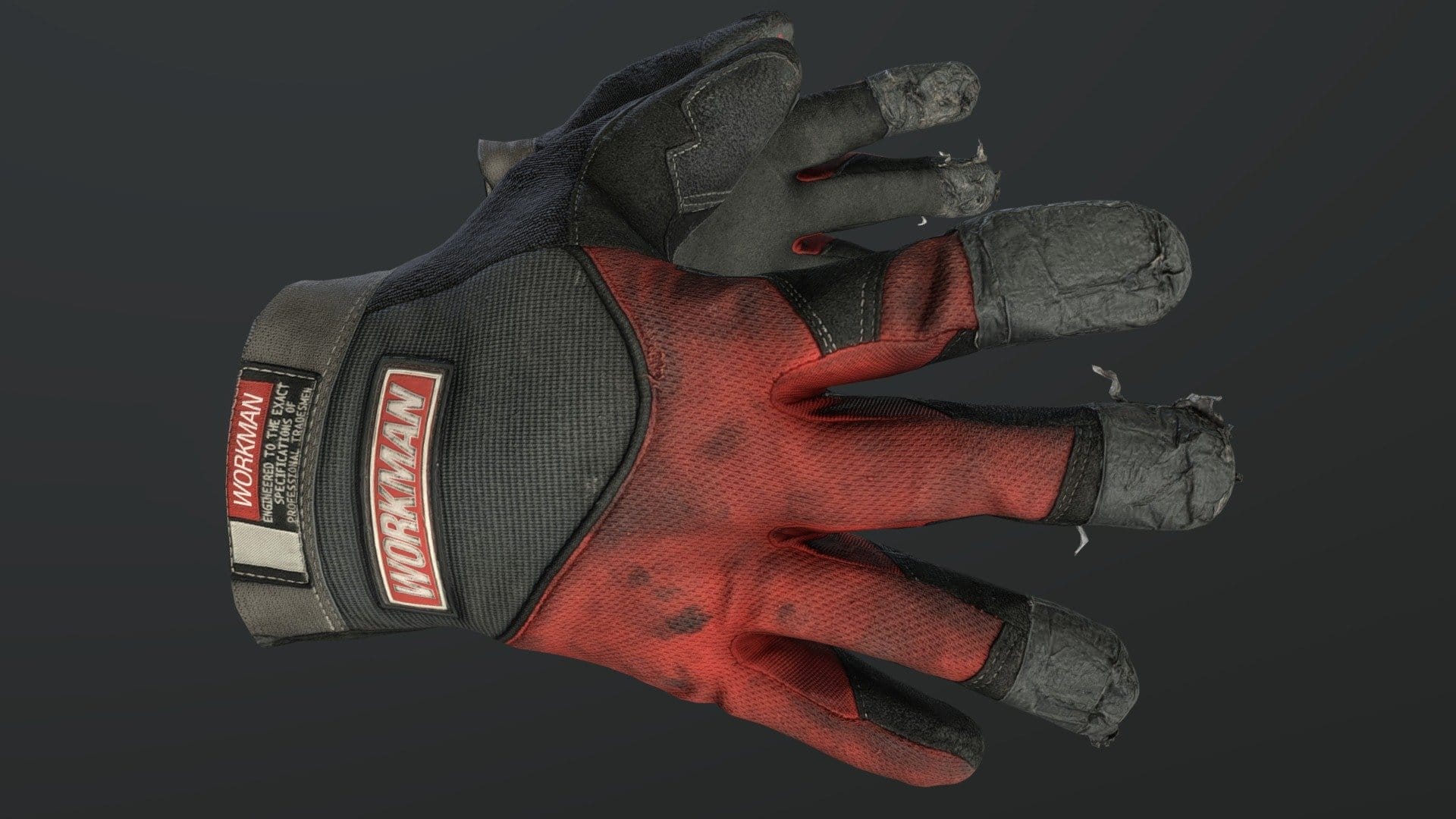 Worn Work Gloves