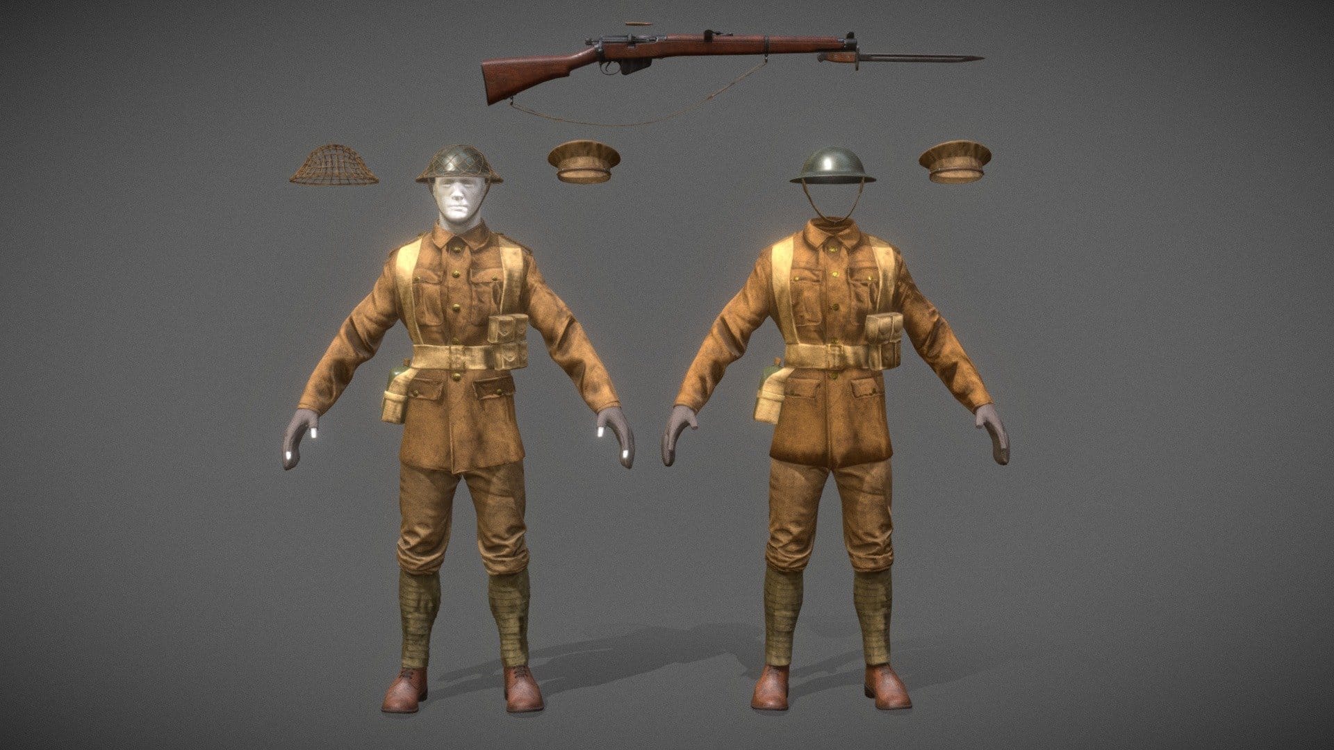 WW1 British Soldier
