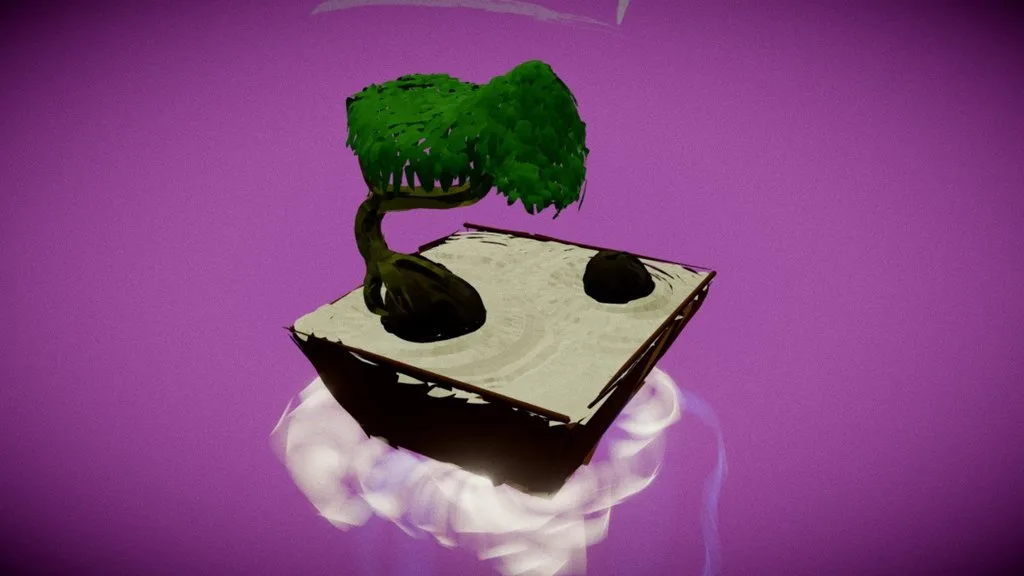 zen garden 3d model