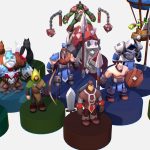 100$ Discount – 13 Handpaint Medieval Character