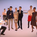 10x scanned celebrating buseinss people 3d model