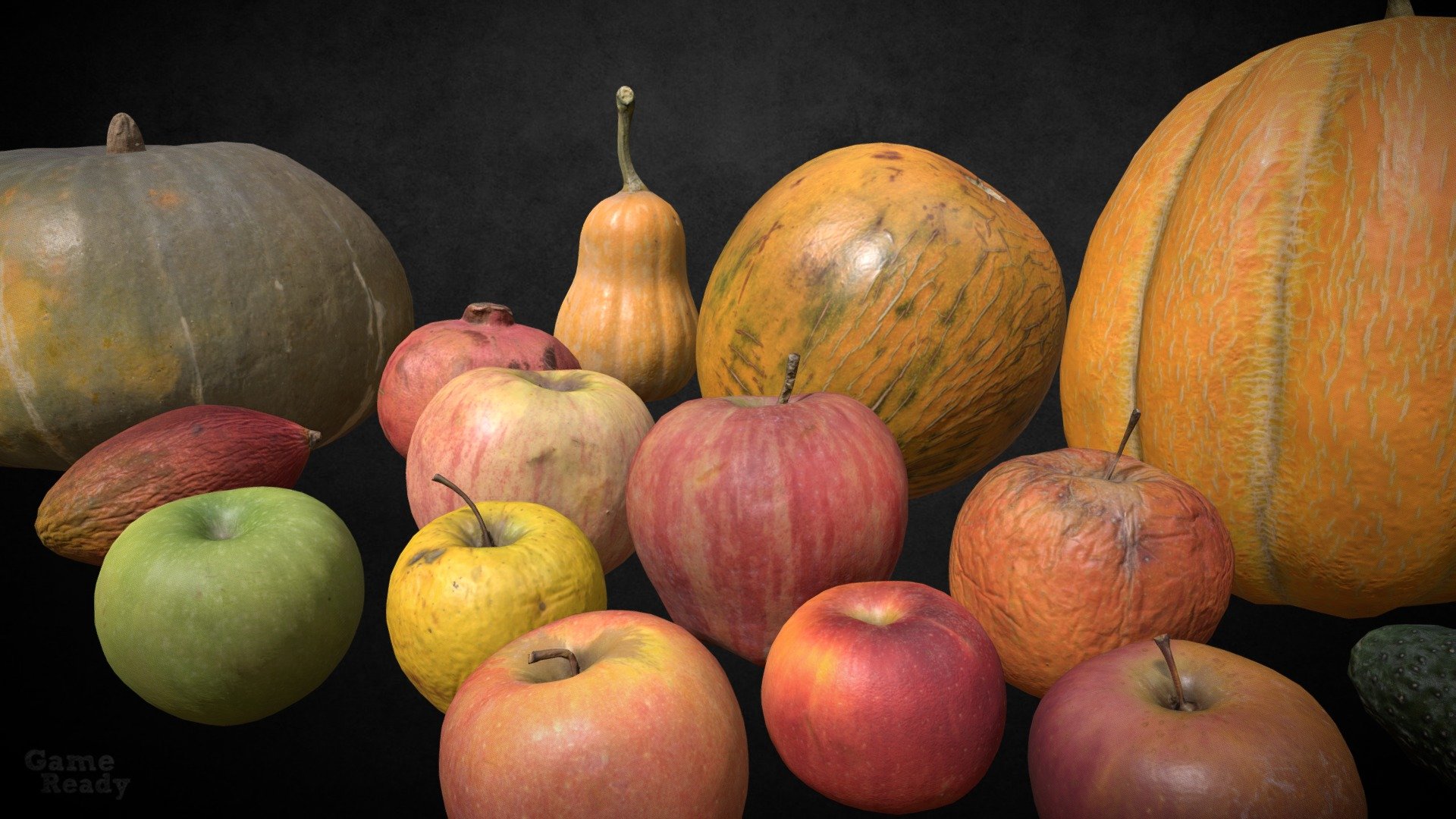4K Photogrammetry Fruits