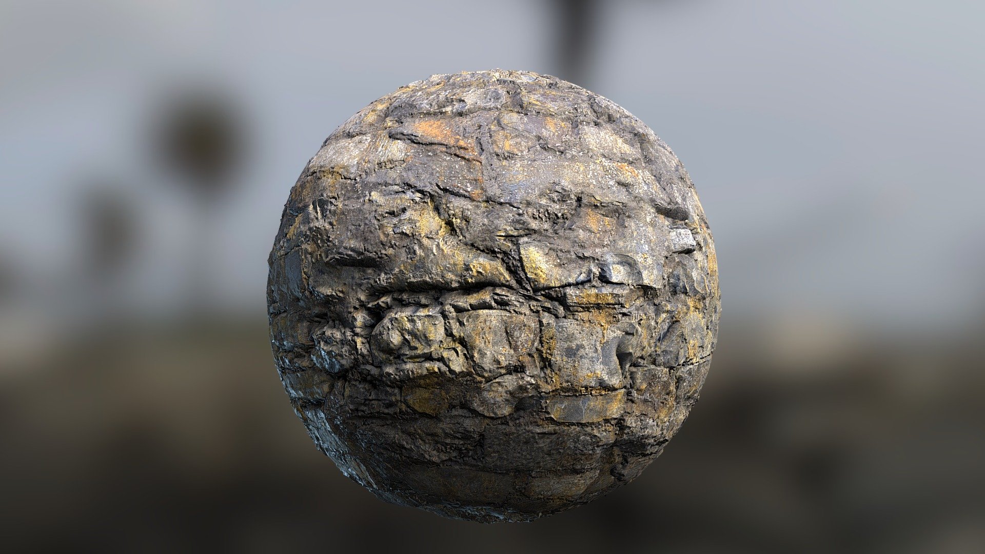 4K Seamless Medieval castle wall material
