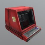 80s sci fi tv 3d model