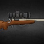 Remington M40 Weapon 3d Model - Highly detailed 3D model of the Remington M40 sniper weapon, ideal for military simulations and immersive game environments.