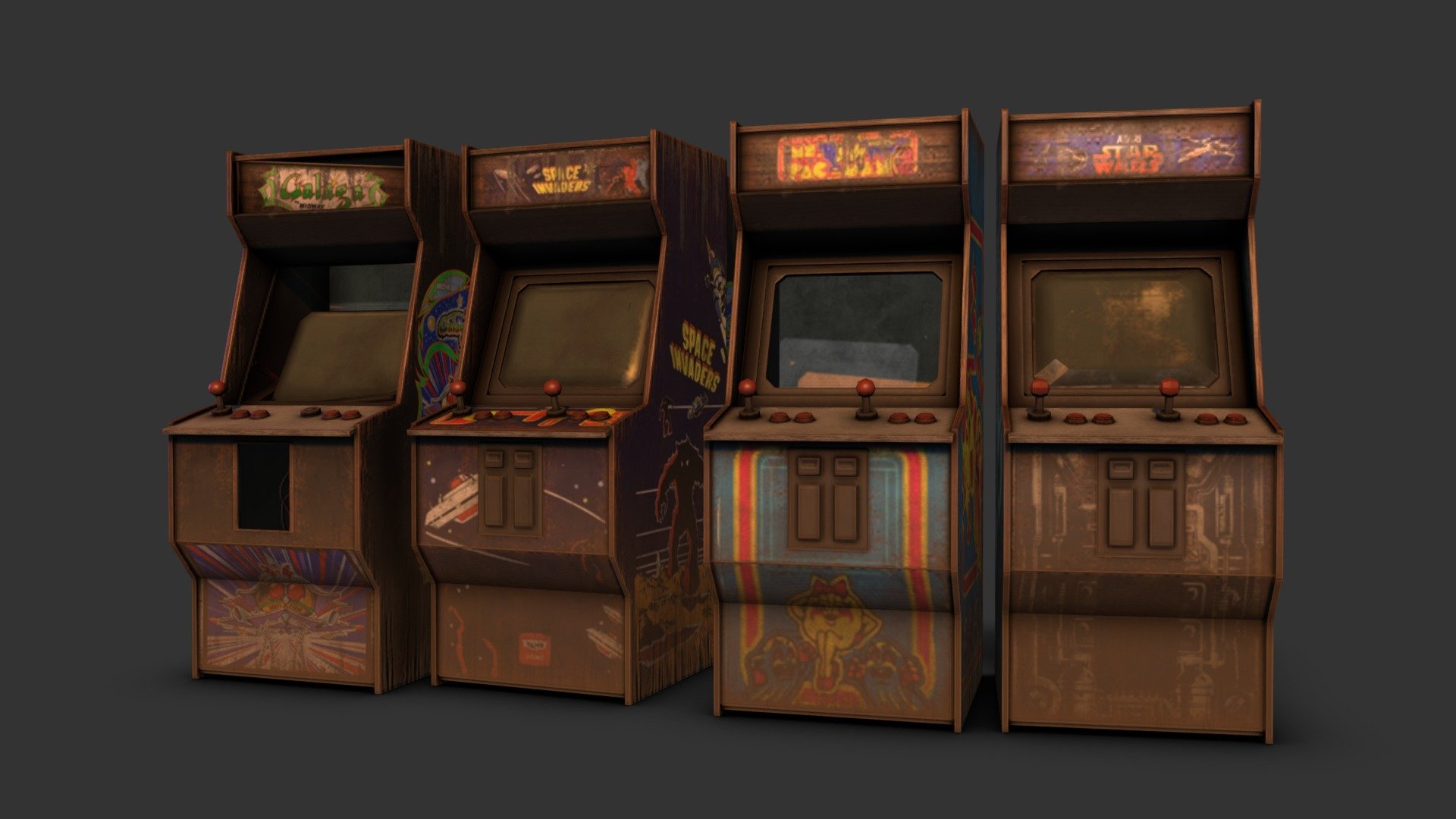 Abandoned Arcade Cabinets